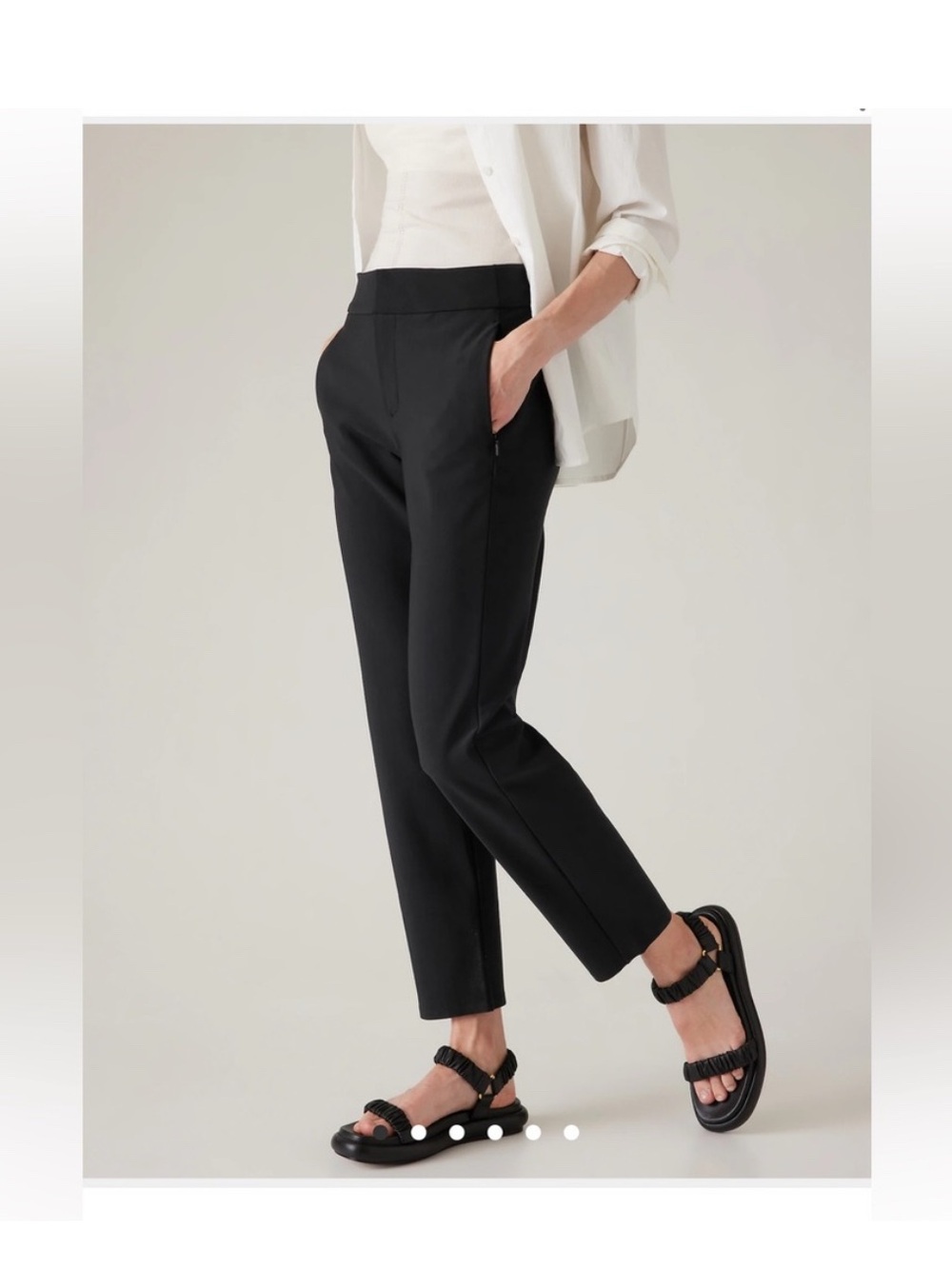 Athleta Stellar Trouser / Stellar Skinny Trouser – Black – Size 6
